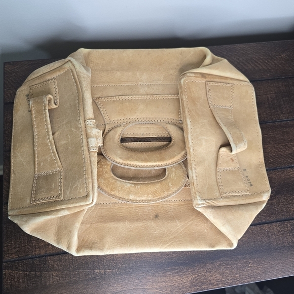 Vintage Carriel Yidi Leather Zipper Camera Doctor Duffel Bag Light Brown - Picture 16 of 16